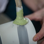 Juliet Macleod in her studio 2018